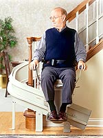 Bruno Electra-Ride III� Custom Curved Rail Stair Lift